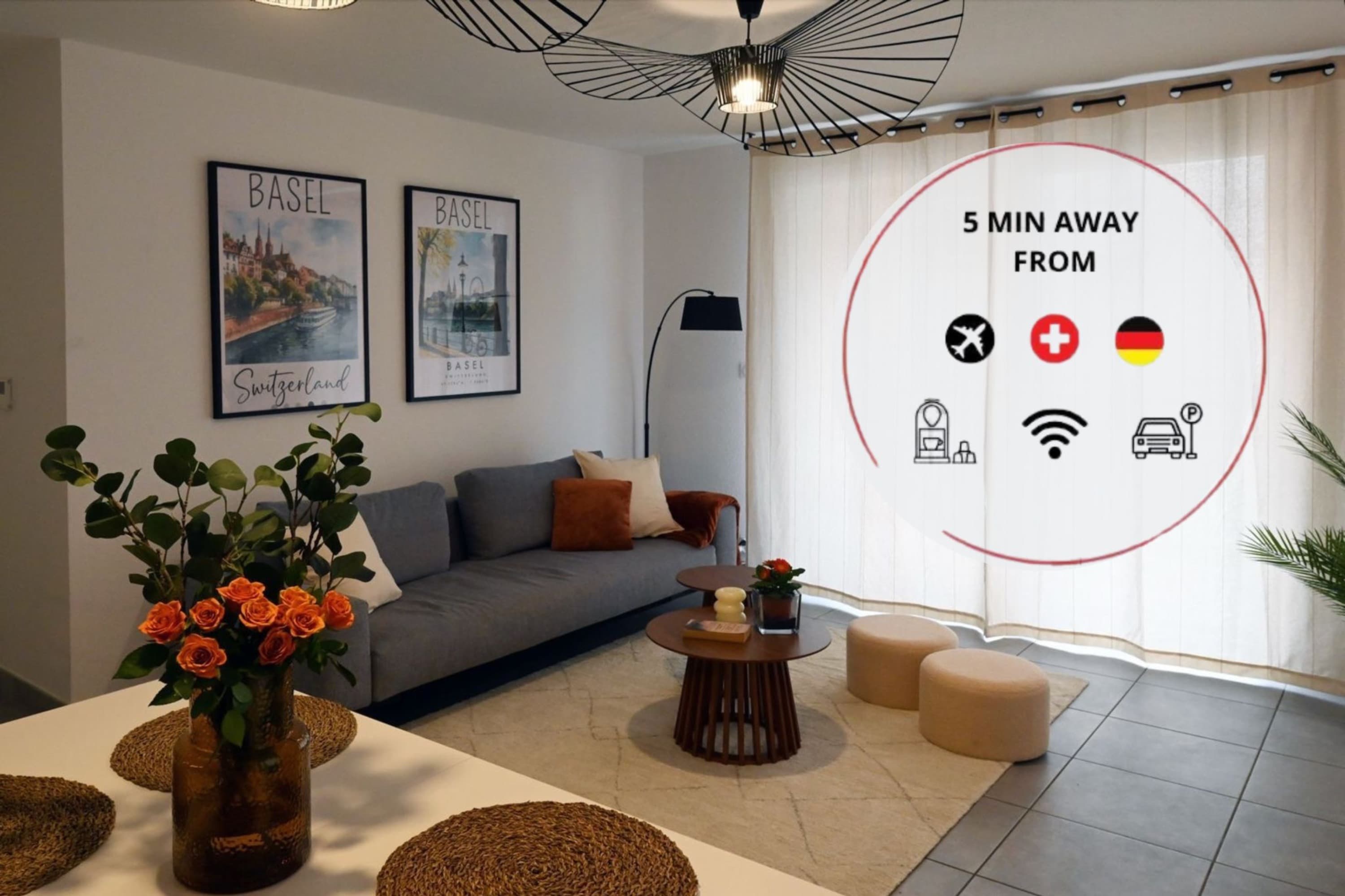 Enjoy a peaceful stay in a modern and bright apartment ideally located in Saint-Louis
