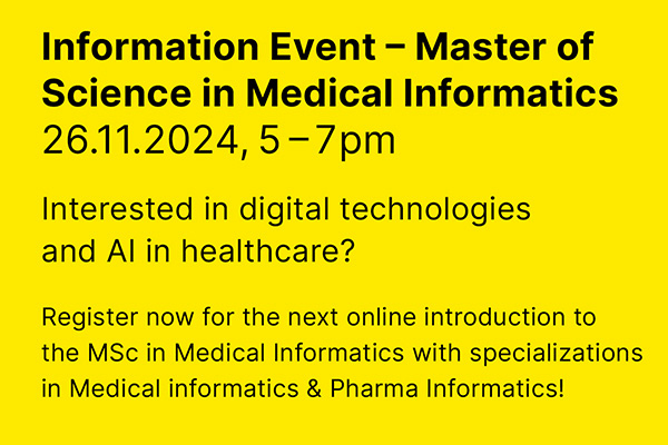 FHNW. Info-Anlass. MSc Medical Informatics 